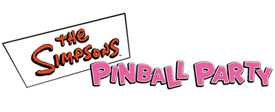 The Simpsons Pinball Party - Clear Logo Image