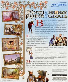 Monty Python & the Quest for the Holy Grail - Box - Back Image