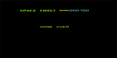 Space Joust - Screenshot - Game Over Image