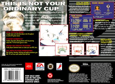 NHL 95 - Box - Back Image
