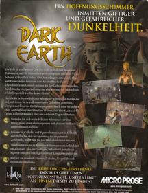 Dark Earth - Box - Back Image