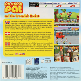 Postman Pat and the Greendale Rocket - Box - Back Image