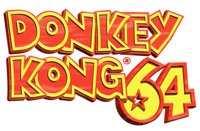 Donkey Kong 64 - Clear Logo Image