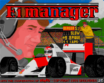 F.1 Manager - Screenshot - Game Title Image