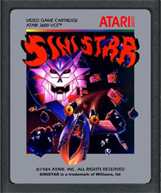 Sinistar - Cart - Front Image