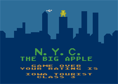 New York City - Screenshot - Game Over Image