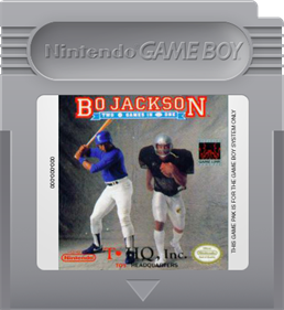 Bo Jackson: Two Games in One - Fanart - Cart - Front