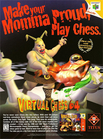 Virtual Chess 64 - Advertisement Flyer - Front Image