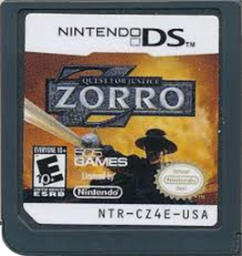 Zorro: Quest for Justice - Cart - Front Image