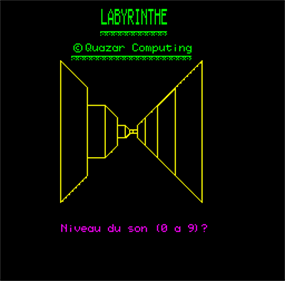 Labyrinthe - Screenshot - Game Title Image