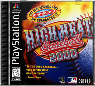 High Heat Baseball 2000 - Box - Front - Reconstructed Image