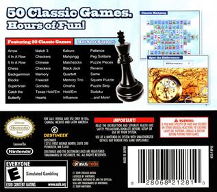 50 Classic Games - Box - Back Image