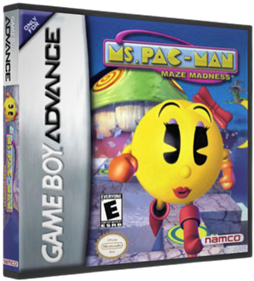 Ms. Pac-Man Maze Madness - Box - 3D Image