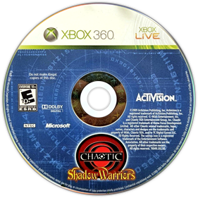 Chaotic: Shadow Warriors - Disc Image