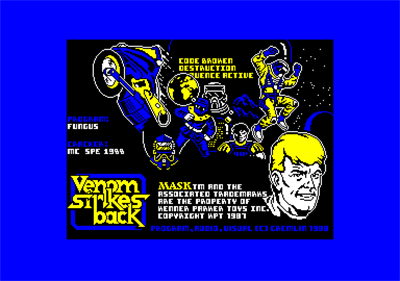 VENOM Strikes Back - Screenshot - Game Title Image
