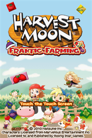 Harvest Moon: Frantic Farming - Screenshot - Game Title Image