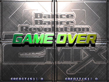 Dance Dance Revolution 2nd Mix: Link Ver - Screenshot - Game Over Image