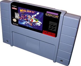 Mega Man X2 - Cart - 3D Image