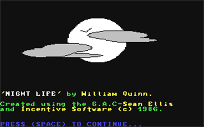 Night Life - Screenshot - Game Title Image