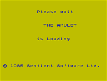 The Amulet - Screenshot - Game Title Image