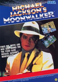 Michael Jackson's Moonwalker - Advertisement Flyer - Front Image
