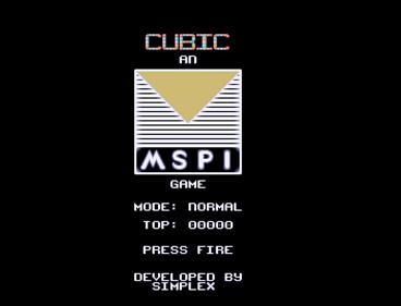 Cubic - Screenshot - Game Title Image