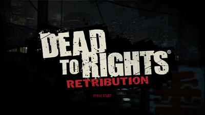 Dead to Rights: Retribution - Screenshot - Game Title Image