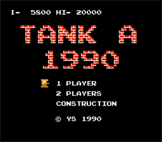 Tank 1990 - Screenshot - Game Title Image