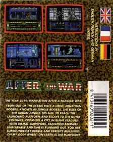 After the War - Box - Back Image