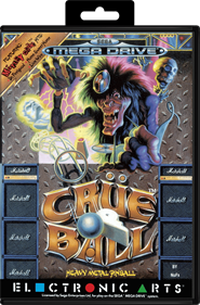Crüe Ball: Heavy Metal Pinball - Box - Front - Reconstructed Image