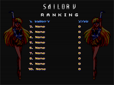 Code Name: Sailor V - Screenshot - High Scores Image