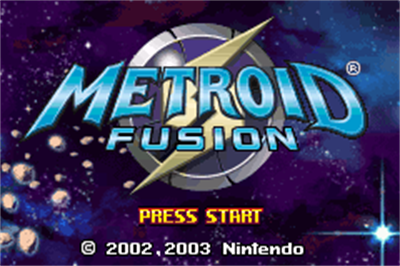 Metroid Fusion - Screenshot - Game Title Image