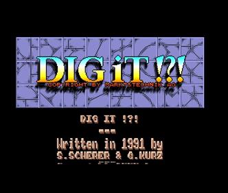 Dig It - Screenshot - Game Title Image