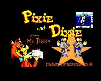 Pixie & Dixie featuring Mr Jinks - Screenshot - Game Title Image