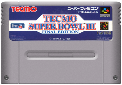 Tecmo Super Bowl III: Final Edition - Cart - Front Image