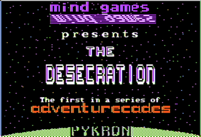 The Desecration - Screenshot - Game Title Image