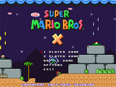 Super Mario Bros. X - Screenshot - Game Title Image