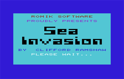 Sea Invasion - Screenshot - Game Title Image