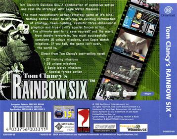 Tom Clancy's Rainbow Six - Box - Back