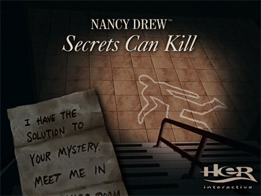 Nancy Drew: Secrets Can Kill - Screenshot - Game Title Image