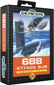 688 Attack Sub - Box - 3D Image