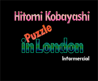 Hitomi Kobayashi: Puzzle in London - Screenshot - Game Title Image