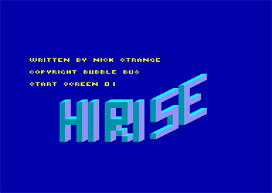 Hi Rise - Screenshot - Game Title Image