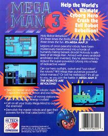 Mega Man 3 - Box - Back Image