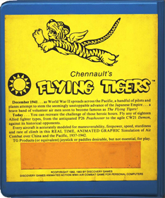 Chennault's Flying Tigers - Box - Back Image