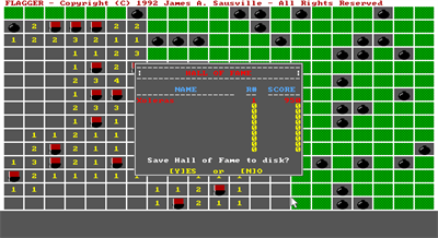 Flagger - Screenshot - High Scores Image