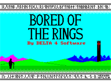 Bored of the Rings  - Screenshot - Game Title Image