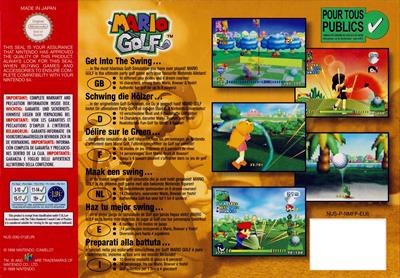 Mario Golf - Box - Back Image