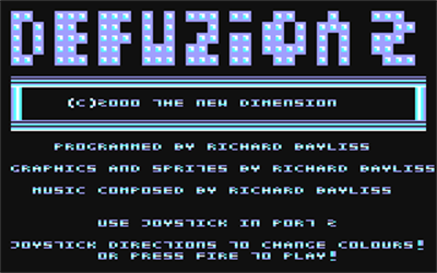 Defuzion II - Screenshot - Game Title Image