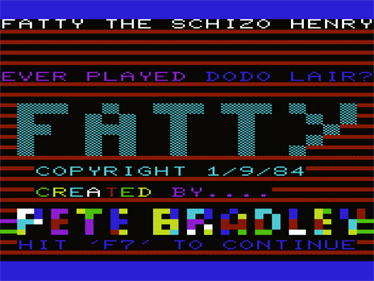 Fatty Henry - Screenshot - Game Title Image
